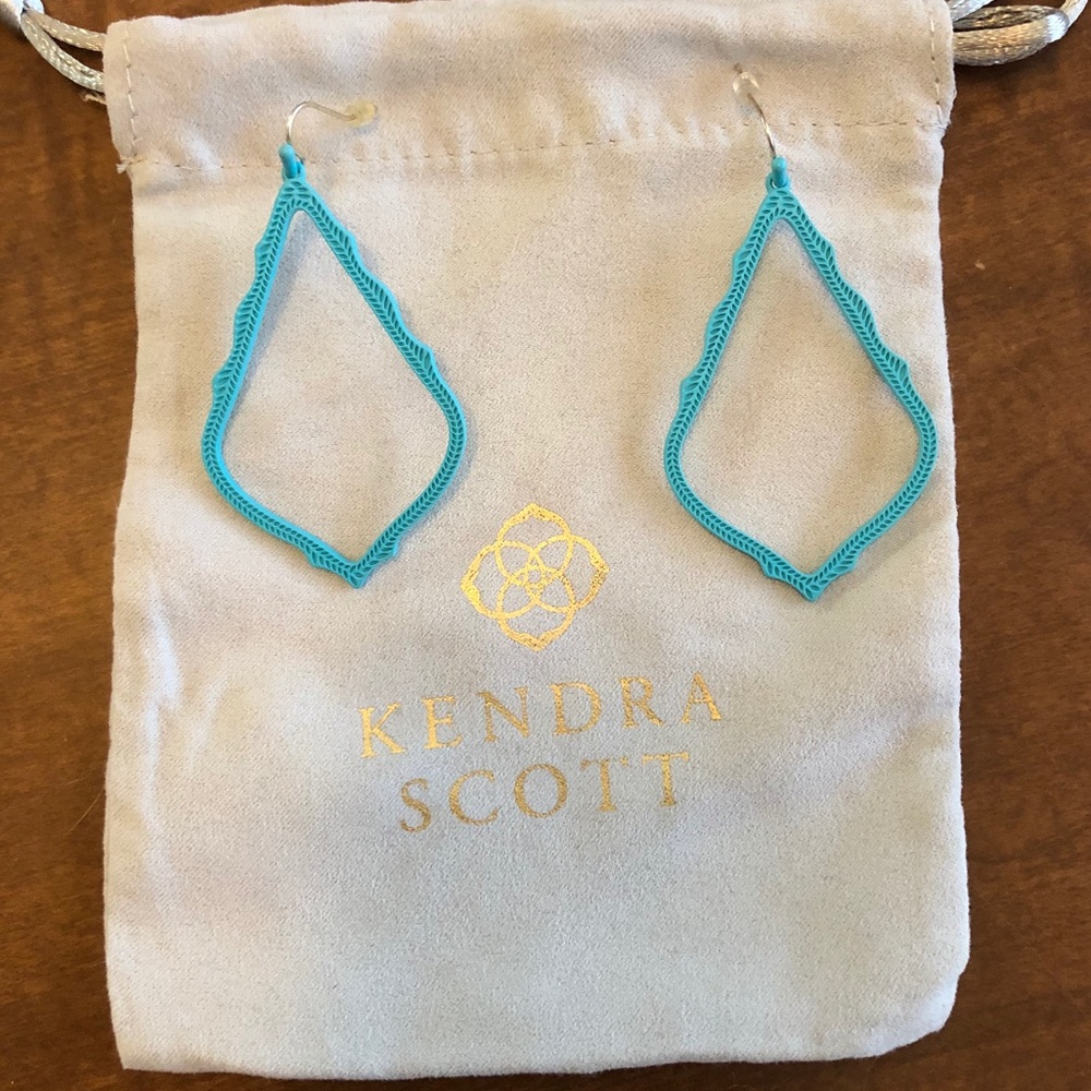 Kendra Scott Sophia Drop Earrings Matte Turquoise